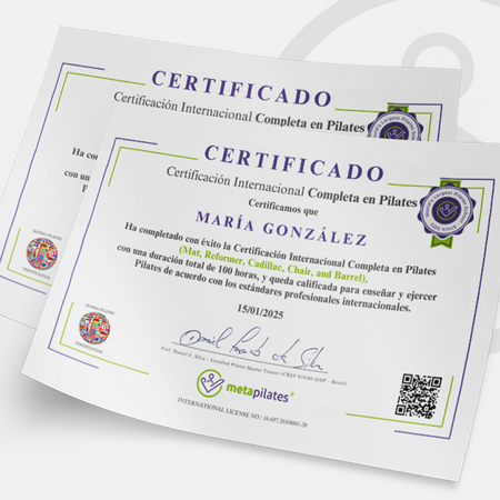 Certificación Completa en Pilates  